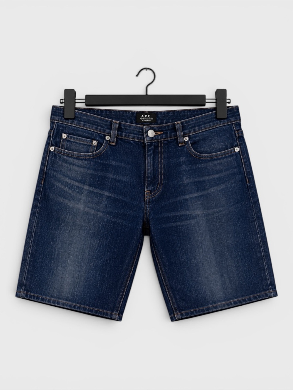 728 A.P.C. New Standard Jean Classique Denim Bermuda Shorts